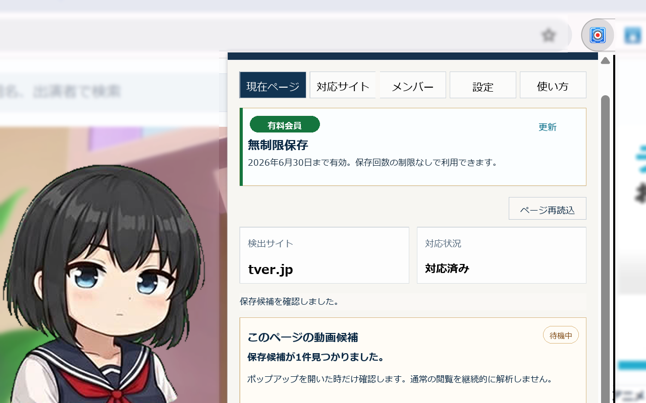 Video Saver Helper の Chrome Web Store スクリーンショット 3